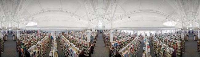 Интерьеры библиотек США на панорамах Томаса Шиффа