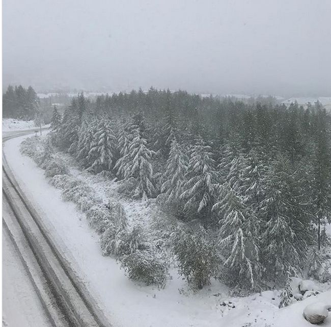 Летний снегопад в Якутии